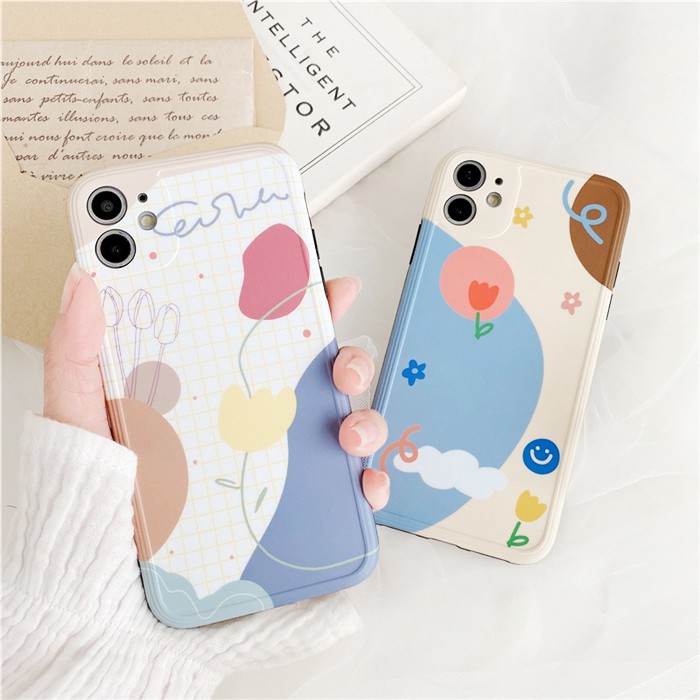 Ốp lưng iphone Hoa Hàn IMD dày dặn viền nổi 5/5s/6/6plus/6s/6splus/7/7plus/8/8plus/x/xr/xs/11/12/pro/max/plus/promax | BigBuy360 - bigbuy360.vn