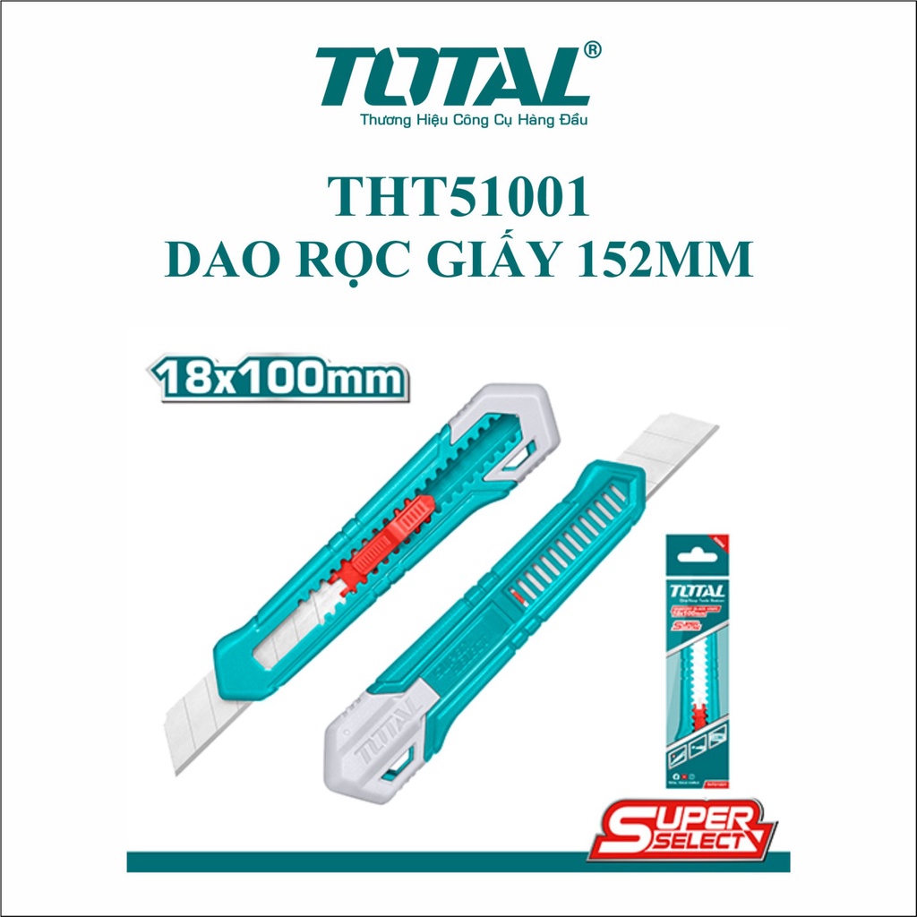 Dao rọc giấy 152mm TOTAL THT51001