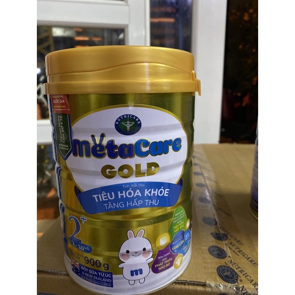 Sữa bột Metacare Gold 2+ . 900g (Mẫu mới)