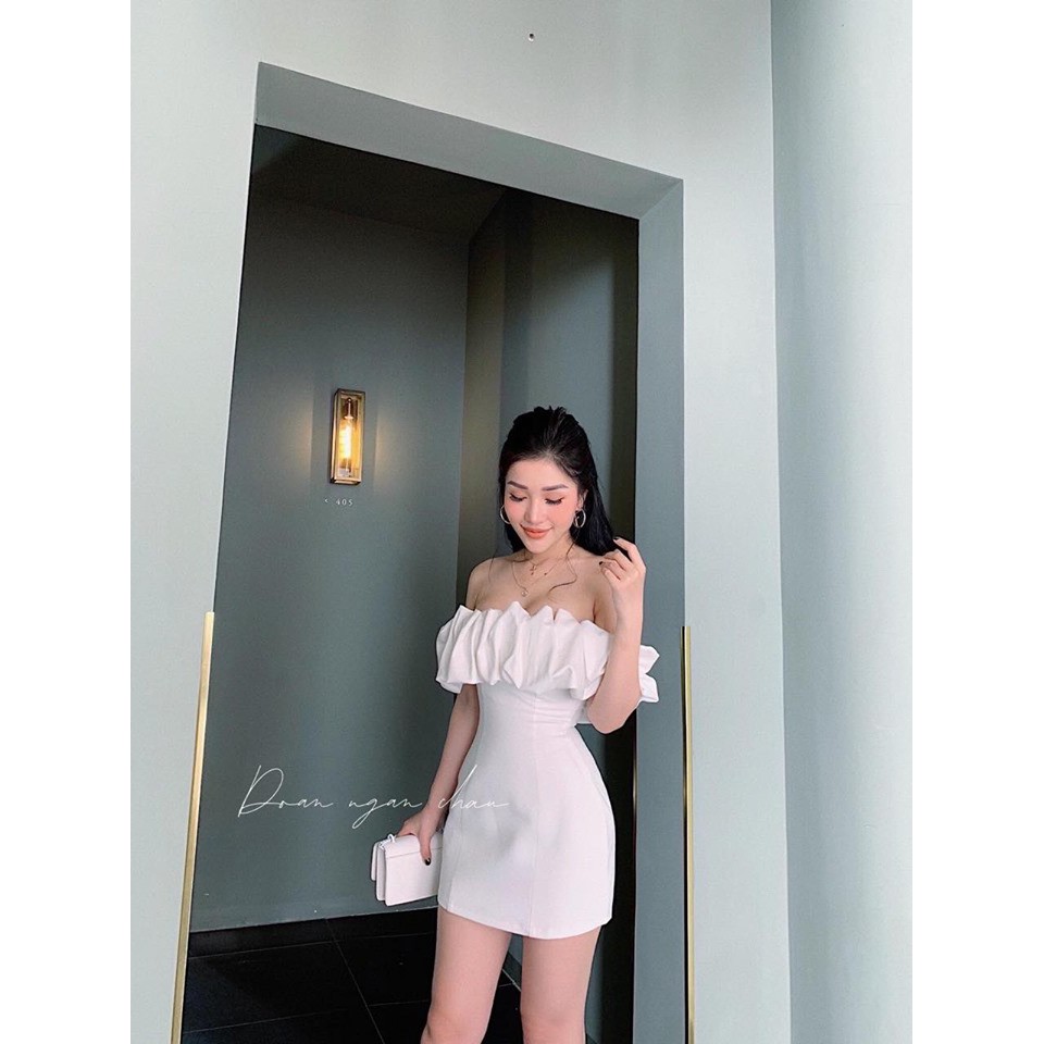 Đầm Ôm Body Cúp Ngực Rớt Vai Thời Trang Nữ Sam Closet Free Size 40-55kg | BigBuy360 - bigbuy360.vn