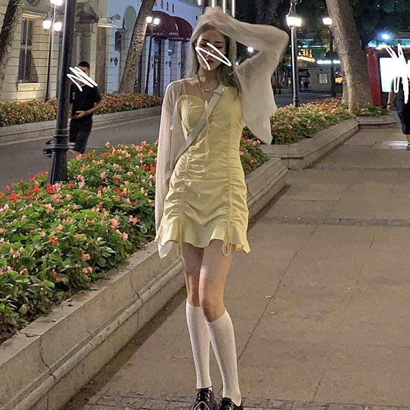 Áo Khoác Cardigan Mỏng Phối Ren Màu Trắng Thời Trang Mùa Hè 2022 Cho Nữ