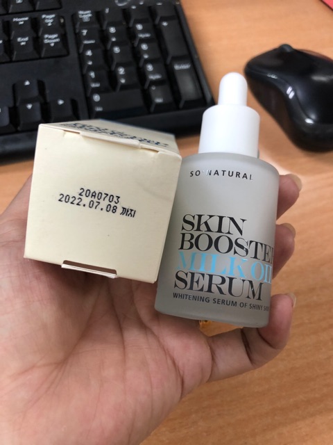 Tinh chất dưỡng trắng da So’natural skin booster milk oil serum | BigBuy360 - bigbuy360.vn