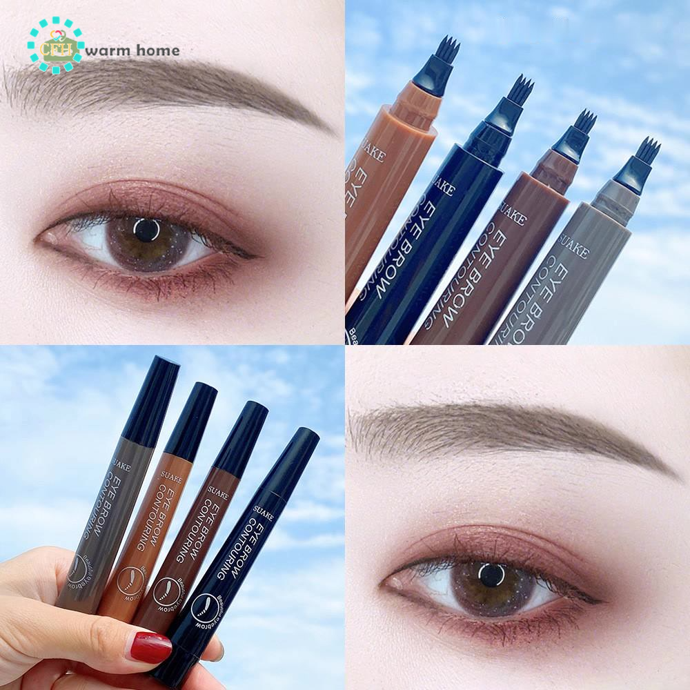 [Hàng mới về] Bút kẻ lông mày phẩy sợi trang điểm thời trang chống thấm nước