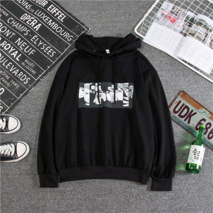 [Manman] Áo hoodie giới tính in hình naruto thời trang, chất nỉ ấm dáng đẹp trẻ trung New hàn quốc một 5