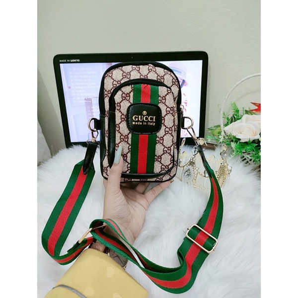 TÚI XÁCH NỮ ĐEO CHÉO GUCCI DỌC 3 NGĂN KÉO THỜI TRANG