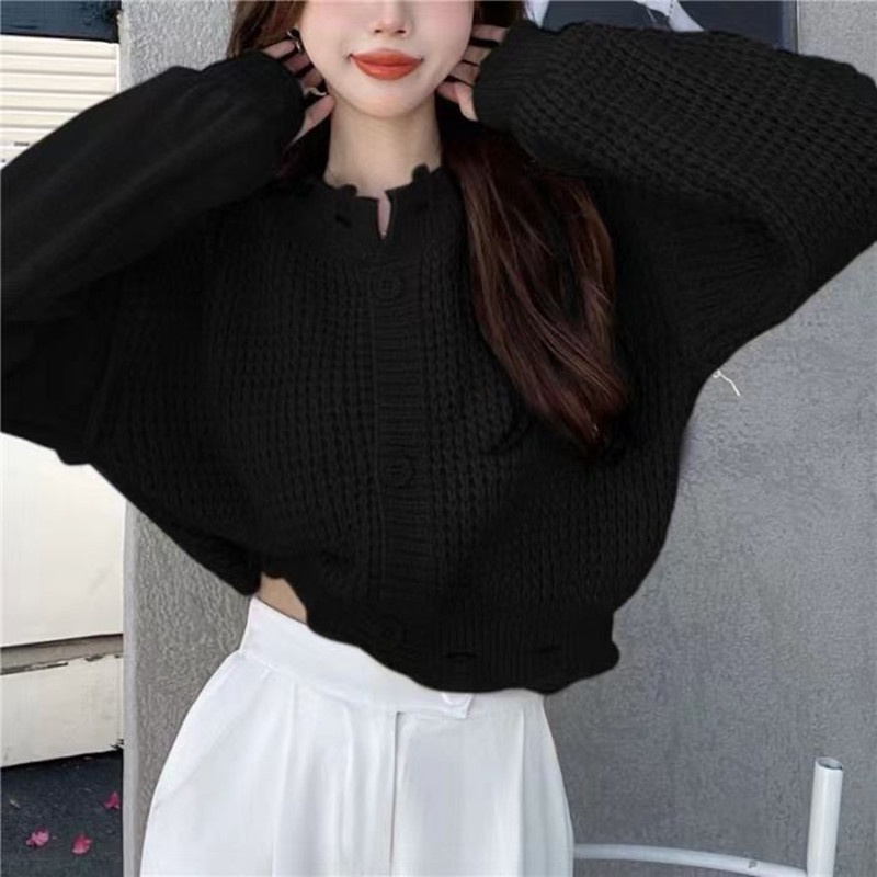 Áo khoác cardigan SUXI tay phồng thời trang mùa thu Hàn Quốc cho nữ