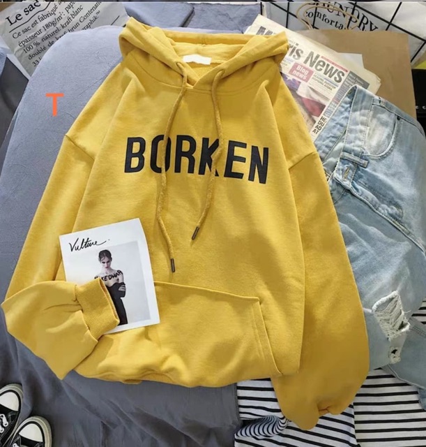 [FREESHIP ĐƠN TỪ 50K] Áo hoodie BORKEN chữ ngực DTR1119 | BigBuy360 - bigbuy360.vn