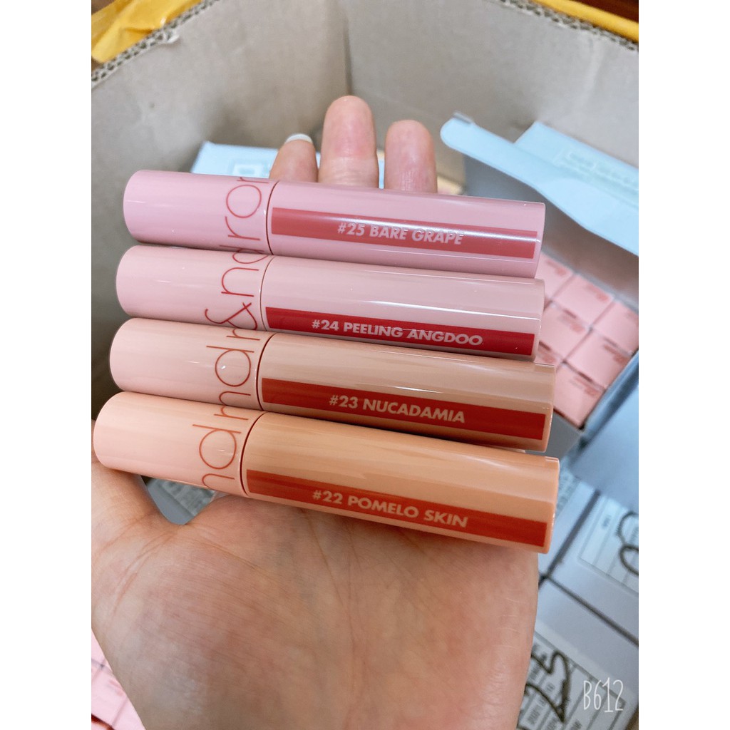 [Có Sẵn Mầu 22-25] Son tint lì Romand Bare Juicy Lasting Tint 2021