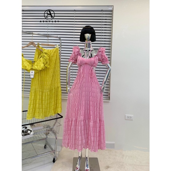 ĐẦM ĐOM ĐÓM- MAXI CỘT EO set 3 món làm bikini đồ bơi