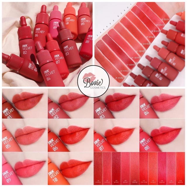 ( Sẵn 101- 102 - 103) Son kem Peripera Ink Velvet Lip Tint