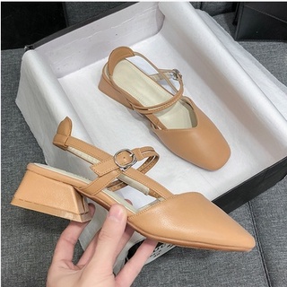 Giày cao gót mũi tròn 3 phân - G049
