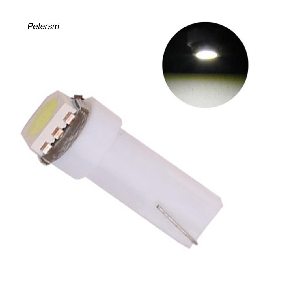 Set 10 đèn LED T5 5050 1smd 12V 0.5W chuyên dụng cho xe hơi