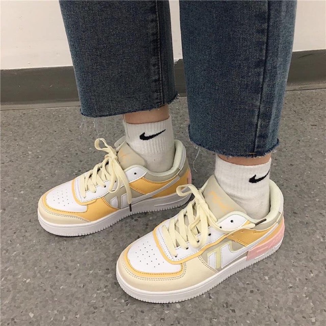 Giày ulzzang vàng,xanh