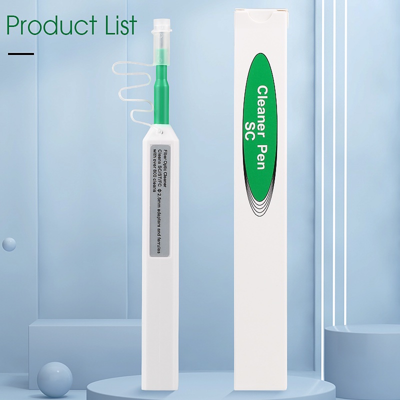 Công cụ làm sạch sợi quang SC / FC / ST Cleaner Tool 2,5mm Đầu nối đa năng Bút làm sạch sợi quang