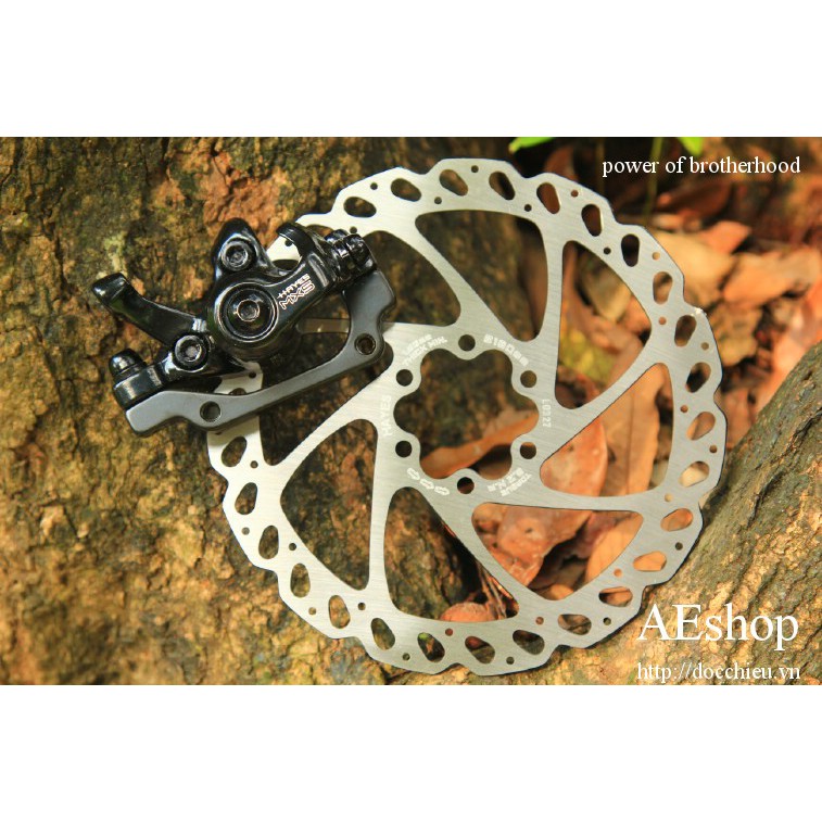 bộ phanh đĩa dây Hayes MX5 MTB full kèm đĩa phanh USA cho xe đạp