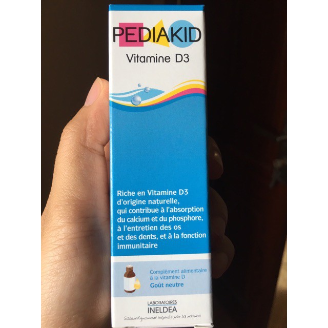 Viên uống bổ sung Vitamin D3 cho bé ️CHÍNH HÃNG Pediakid Vitamin D3 ️ tăng cường hấp thu canxi