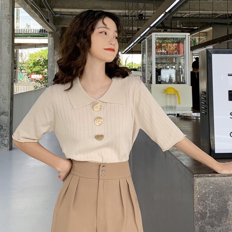 Áo Thời Trang Tay Ngắn Phong Cách Hàn Quốc Cho Nữ | BigBuy360 - bigbuy360.vn