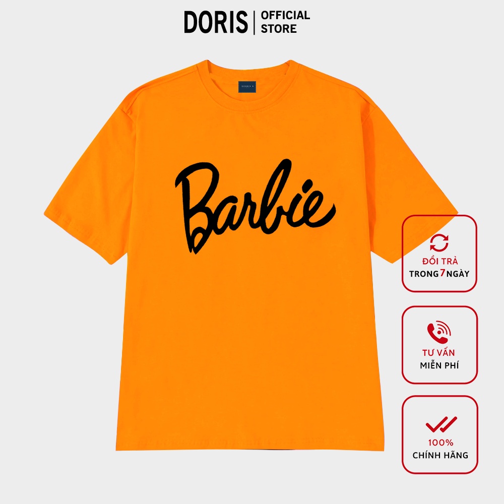 [Mã DORRT8250 giảm 250k] Áo phông BARBIE trẻ trung hiện đại năng động DORRIS N