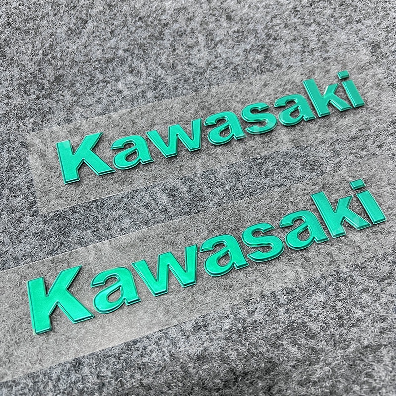 KAWASAKI Sticker Logo 3D Chuyên Dụng Dành Cho NINJA 400 NINJA 250R 300R ZX6R ZX