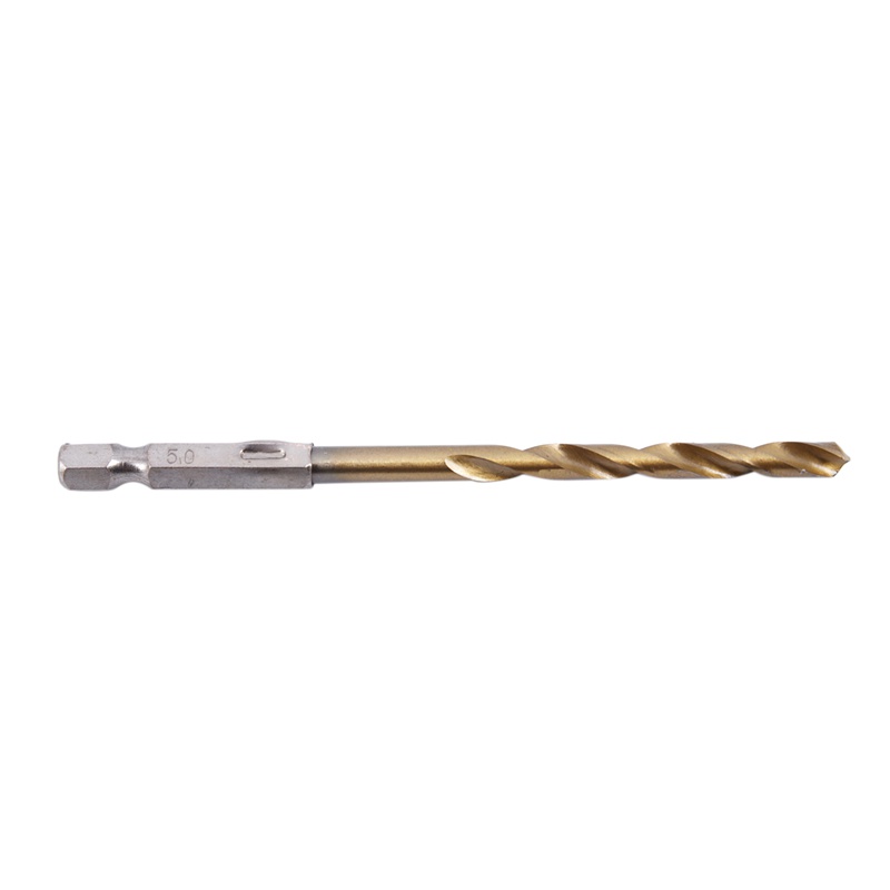Bộ 13 mũi khoan HSS bọc titan đầu lục giác 1/4 inch