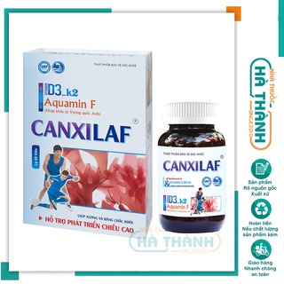 Canxi cho trẻ Laf tảo biển d3 k2 nano thanh niên cho bà bầu ostelin hữu cơ cá tuyết tăng chiều cao cho trẻ - Hộp 60 viên