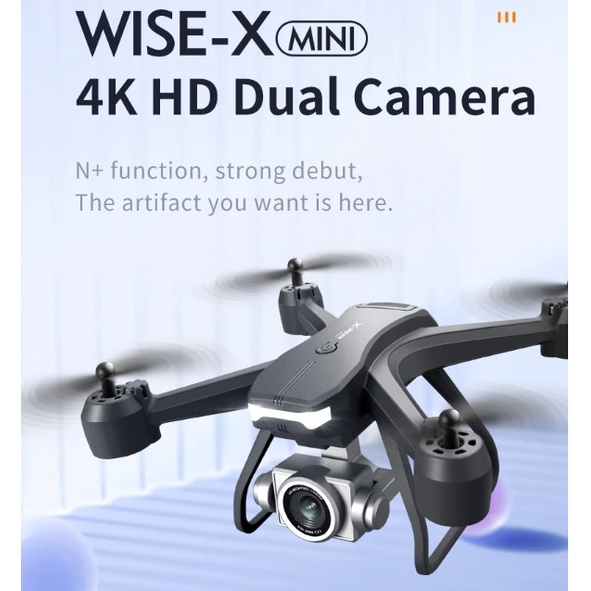 Máy bay FLYCAM Drone V14 Wise-X 1080P quay phim Full HD 2 CAMERA 2.4GHZ góc quay rộng 120 độ, chống rung quang học