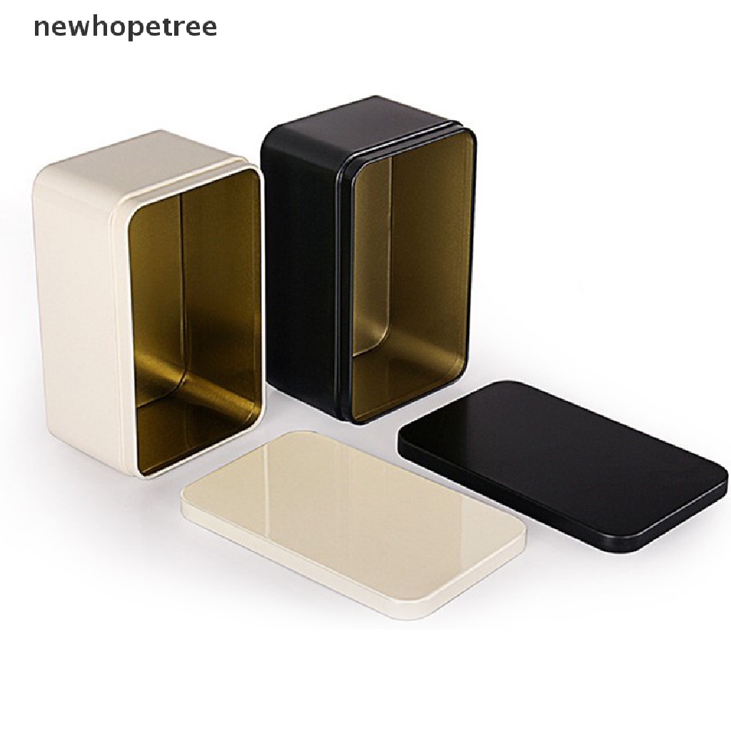 1 Hộp Thiếc Đựng Bánh Quy / Trà / Bánh Quy Bằng Kim Loại