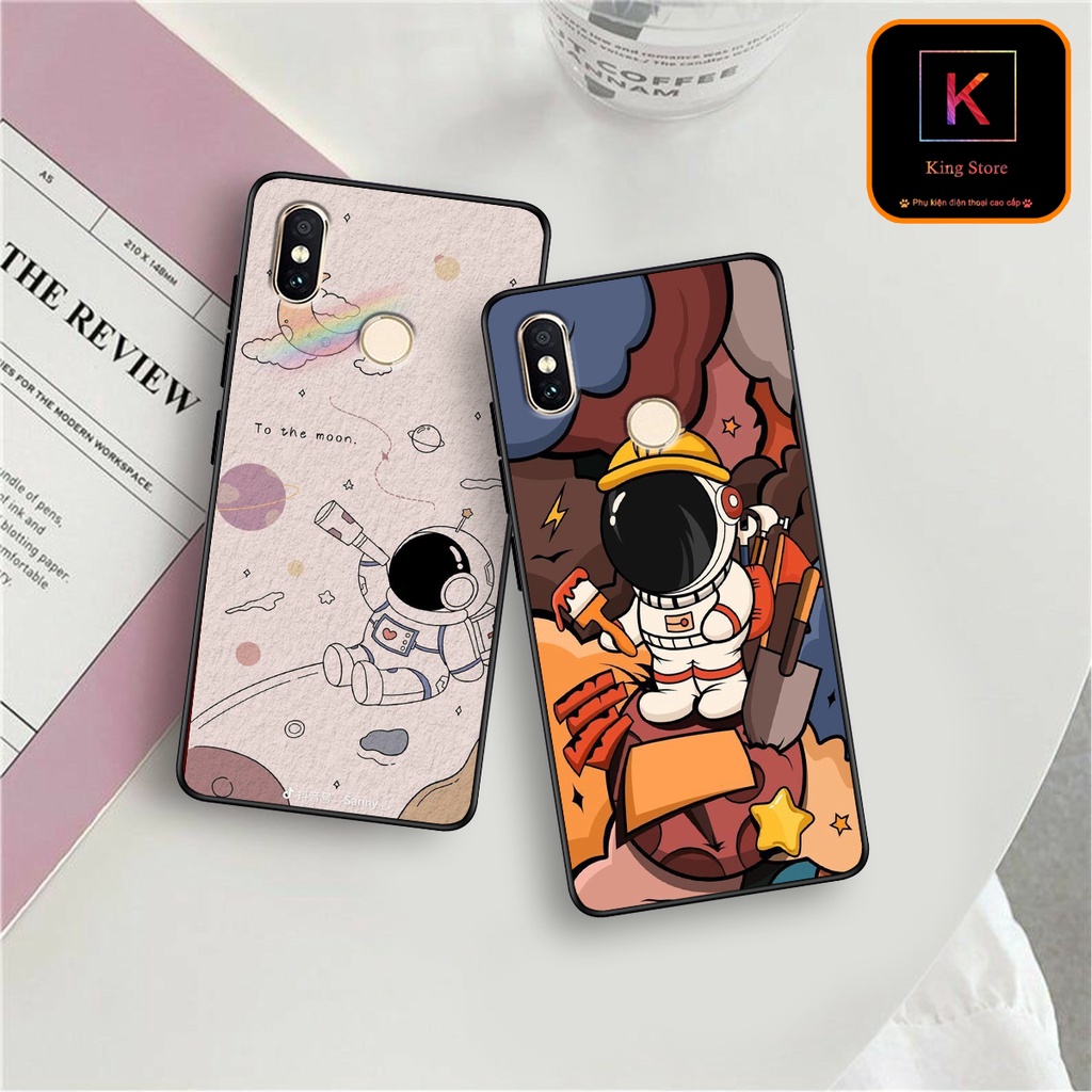 Ốp lưng Xiaomi Mi A1 - Xiaomi Mi A2 - Xiaomi Mi A2 Lite - Ốp in hình Phi hành gia cực hot
