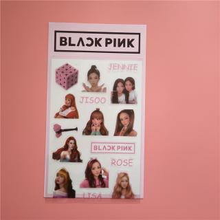 Nhãn dán trang trí in chữ blackpink