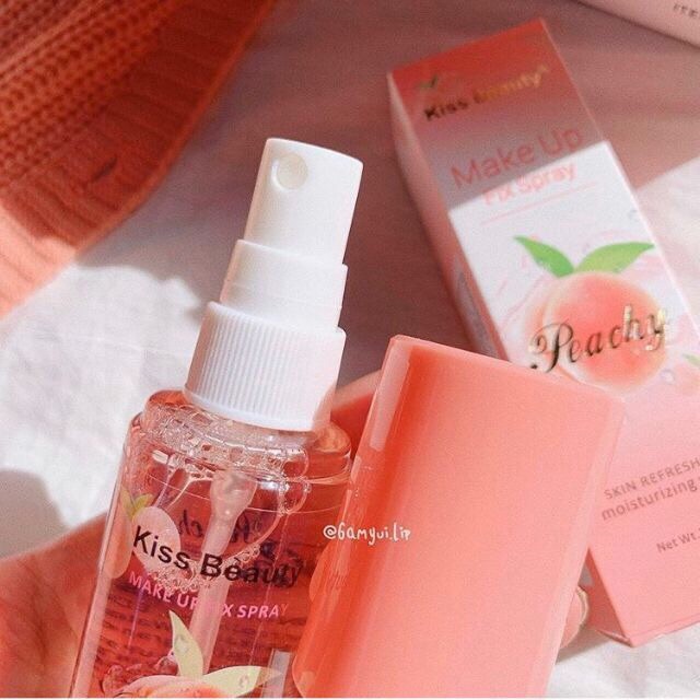 Xịt Khoáng Khóa lớp Nền Trang điểm Kiss Beauty Peachy 75ml - BOBSHOP | BigBuy360 - bigbuy360.vn