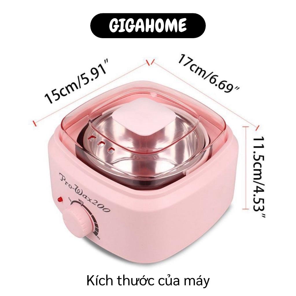 Nồi Nấu Sáp Wax Lông Hạt Đậu Pro~Wax 200 Hàng Cao Cấp Loại 1 GIGAHOME Nồi Đun Sáp Nóng Chảy Tặng Que Gạt Triệt Lông 1011