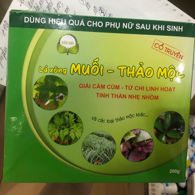 Lá xông Muối -Thảo Dược