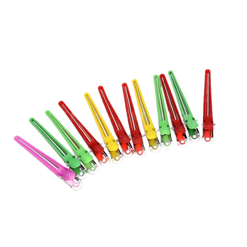 (Hàng Mới Về) Set 12 Kẹp Tóc Tạo Kiểu Tiện Lợi Nhiều Màu Sắc
