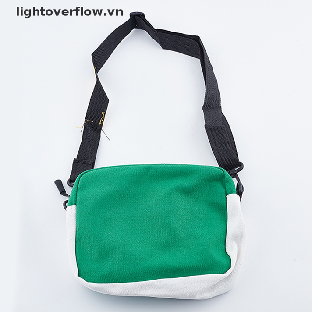 Túi Đeo Chéo Vải Canvas Hình Chú Gà Con Dễ Thương Dành Cho Nữ