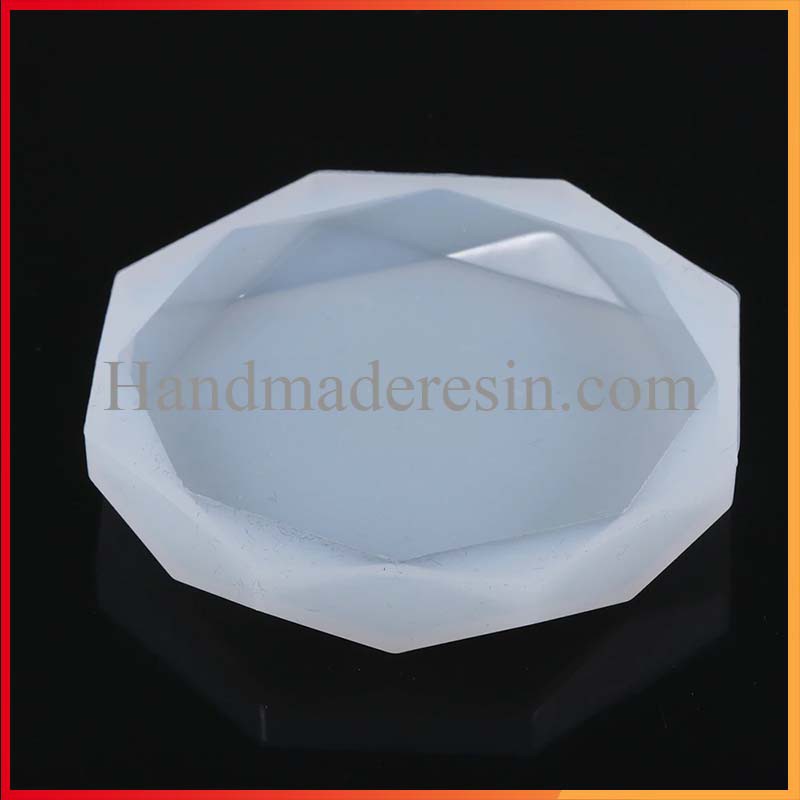 Khuôn Silicon Làm Khay Coaster Đa Giác