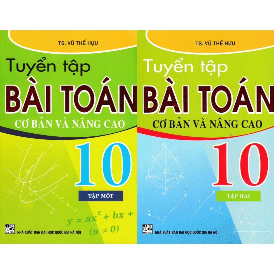 Sách - Combo Tuyển Tập Bài Toán Cơ Bản Và Nâng Cao 10 (Bộ 2 Cuốn)