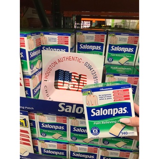 [ ĐỦ BILL STORE + AIR] Cao dán giảm đau Salonpas của Mỹ _ Live mua hàng tại Mỹ