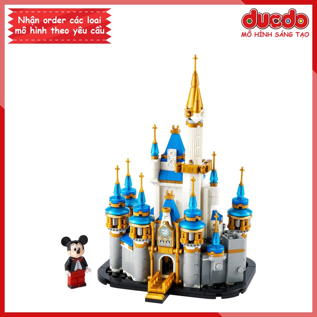 TANK 60151 Lắp ghép Lâu đài Disney - Mini Disney Castle - Đồ chơi Xếp hình Mô hình 40478 BLA LRI