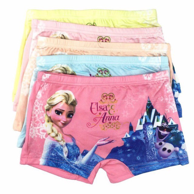 Set 5 quần chíp Elsa cho bé 8-14kg, hàng đẹp