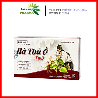 Giá tốt-   Hà Thủ Ô vỉ 30 viên giúp chống bạc tóc, hỗ trợ mọc tóc, chống rụng tóc...