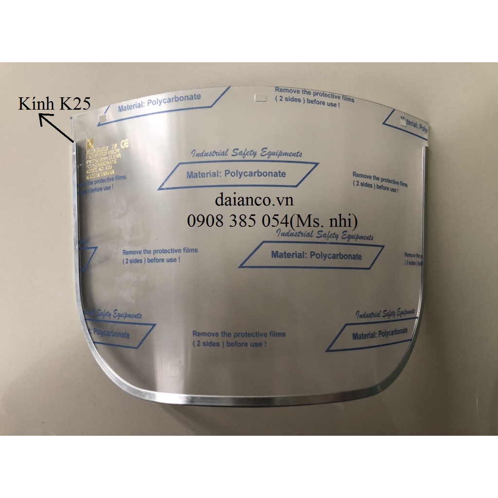 Bộ sản phẩm mặt nạ hãng Blue Eagle Vành Đội Mũ K4+Kính K25- Hàng có sẵn- Hình thật
