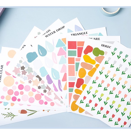 Sticker Hoạ Tiết HynBee Theo Nhiều Chủ Đề Dễ Thương Dùng Trang Trí Sổ Tay, Journal