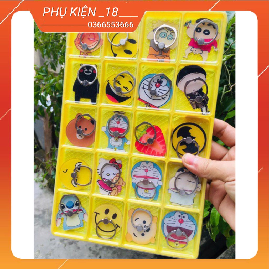 [Mã ELFLASH5 giảm 20K đơn 50K] Combo 1 khay 20 iring đỡ điện thoại ( giao vỉ ngẫu nhiên)