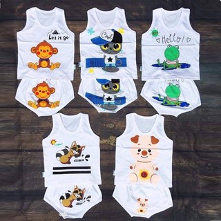 Set 5 bộ ba lỗ sát nách carter cho bé 0-18 tháng