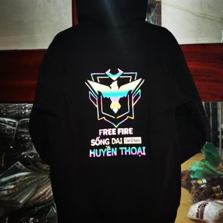 HOT SALE- “Free Fire sống huyền thoại” Áo hoodie phản quang màu - hàng độc quyền