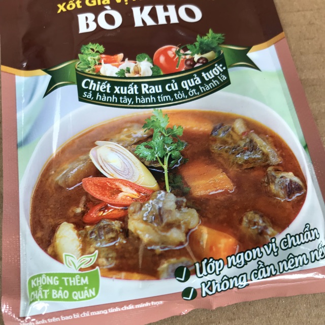 [80 g] Túi Xốt Gia Vị Hoàn Hảo Bò Kho Barona