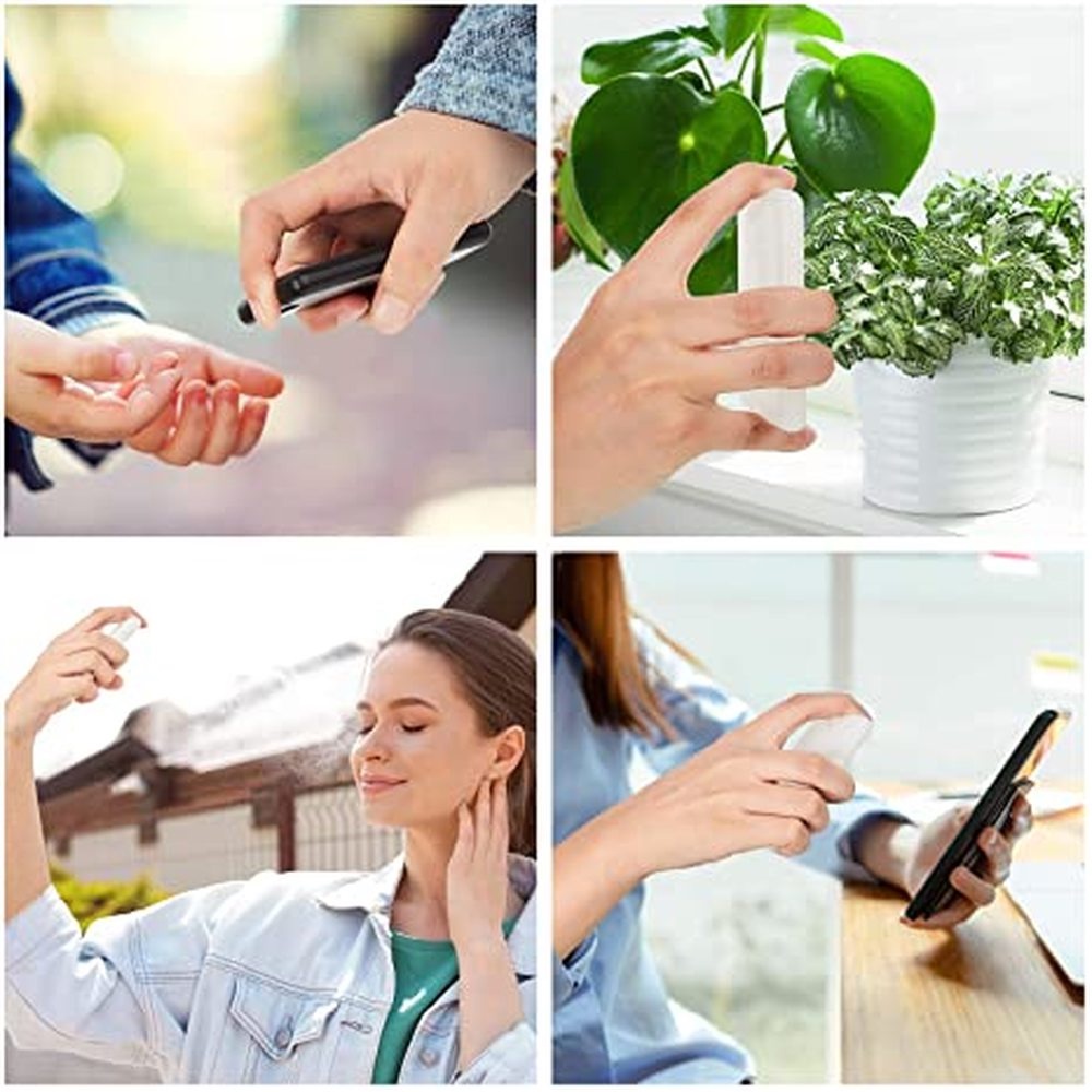 [Hàng mới về] Chai nhựa trong suốt/màu trắng dung tích 20ml dễ mang theo