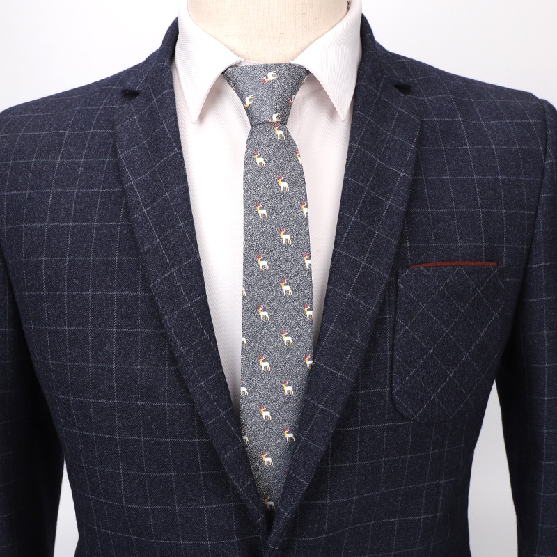 Cà Vạt 6.5CM Họa Tiết Sọc Có Thể Điều Chỉnh Cho Nam