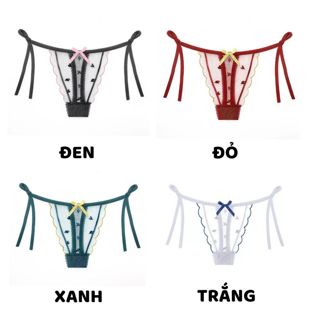 Quần Lót Nữ - Quần Lót Ren Lọt Khe thiết kế gợi cảm sexy DAN STORE MÃ 2246