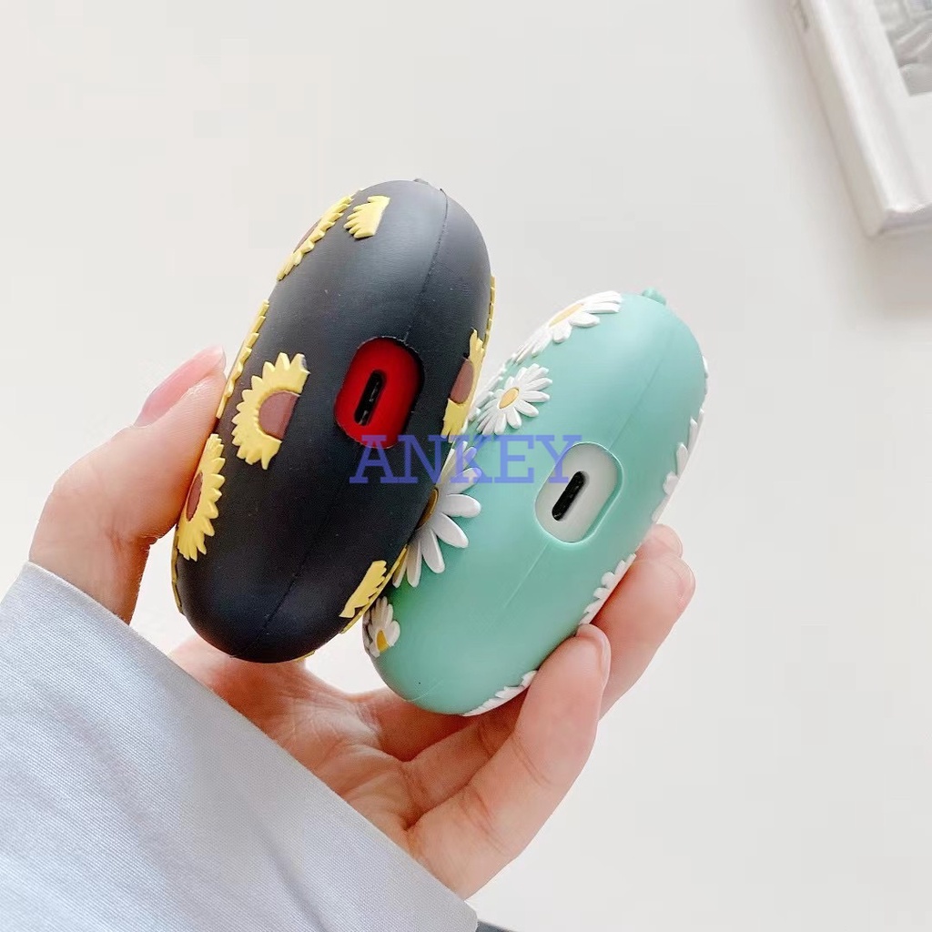 Beats Studio Buds Vỏ bảo vệ hộp sạc tai nghe không dây bằng silicon mềm chống sốc chống nước có móc cho